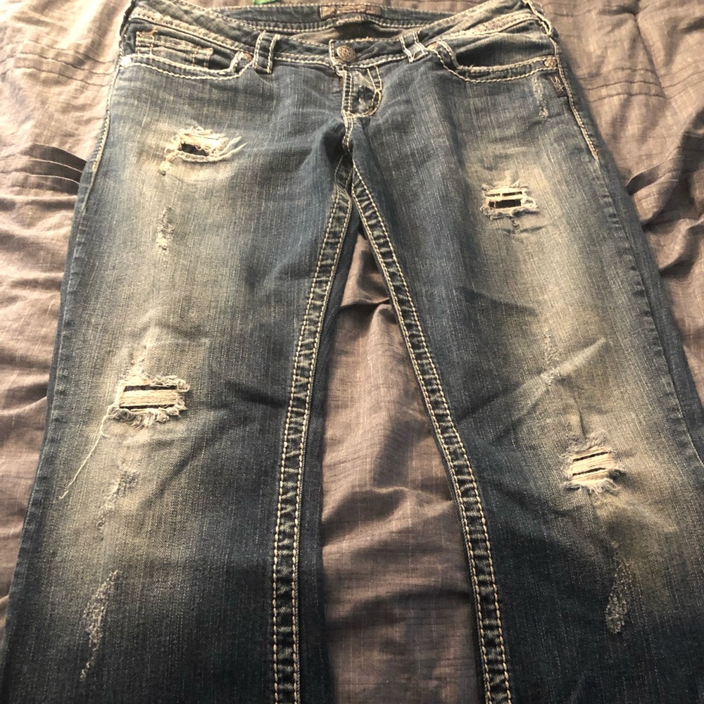 Pioneer Bootcut Silver Jeans